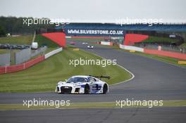 Gregory Guilvert (FRA), Mike Parisy (FRA), Christopher Haase (DEU), Audi R8 LMS, Sainteloc Racing 14-15.05.2016. Blancpain Endurance Series, Rd 2, Silverstone, England.