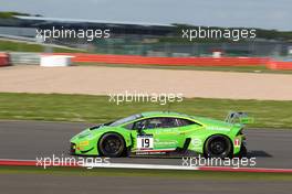 Luca Stolz (DEU), Michele Beretta (ITA), Andrea Piccini (ITA), Lamborghini Huracan GT3, GRT Grasser Racing Team 14-15.05.2016. Blancpain Endurance Series, Rd 2, Silverstone, England.