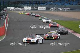 Derek Pierce (GBR), Chris Cooper (GBR), Chris Harris (GBR), Bentley Continental GT3, Team Parker Racing 14-15.05.2016. Blancpain Endurance Series, Rd 2, Silverstone, England.