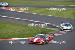 Ishikawa Motoaki  (JPN), Lorenzo Bontempelli (ITA), Giancarlo Fisichella (ITA), Ferrari 488 GT3, AF Corse 14-15.05.2016. Blancpain Endurance Series, Rd 2, Silverstone, England.