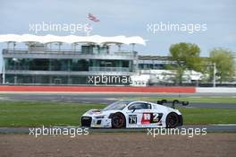 Henry Hassid (FRA), Philippe Giauque (CHE), Franck Perera (FRA), Audi R8 LMS, ISR 14-15.05.2016. Blancpain Endurance Series, Rd 2, Silverstone, England.