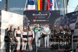 Podium 14-15.05.2016. Blancpain Endurance Series, Rd 2, Silverstone, England.