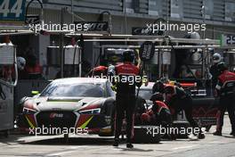 Rodrigo Baptista (BRA) Sergio Jimenez (BRA), Filipe Albuquerque (PRT), Audi R8 LMS, Belgian Audi Club Team WRT 14-15.05.2016. Blancpain Endurance Series, Rd 2, Silverstone, England.