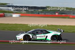 Leo Machitski (RUS), Phil Keen (GBR), Marco Mapelli (ITA), Lamborghini Huracan GT3, Barwell Motorsport 14-15.05.2016. Blancpain Endurance Series, Rd 2, Silverstone, England.