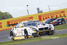 Philipp Eng (AUT), Alexander Sims (GBR), Dirk Werner (DEU), BMW F13 M6 GT3, Rowe Racing 14-15.05.2016. Blancpain Endurance Series, Rd 2, Silverstone, England.