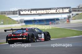 Rodrigo Baptista (BRA) Sergio Jimenez (BRA), Filipe Albuquerque (PRT), Audi R8 LMS, Belgian Audi Club Team WRT 14-15.05.2016. Blancpain Endurance Series, Rd 2, Silverstone, England.