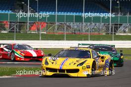 Pasin Lathouras (THL), Michele Rugolo (ITA), Alessandro Pier Guidi (ITA), Ferrari 488 GT3, AF Corse 14-15.05.2016. Blancpain Endurance Series, Rd 2, Silverstone, England.