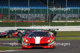 Ishikawa Motoaki  (JPN), Lorenzo Bontempelli (ITA), Giancarlo Fisichella (ITA), Ferrari 488 GT3, AF Corse 14-15.05.2016. Blancpain Endurance Series, Rd 2, Silverstone, England.