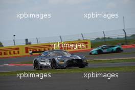 Hubert Haupt (DEU), Adam Christodoulou (GBR), Andreas Simonsen (SWE), Mercedes-AMG GT3, AMG - Team Black Falcon 14-15.05.2016. Blancpain Endurance Series, Rd 2, Silverstone, England.