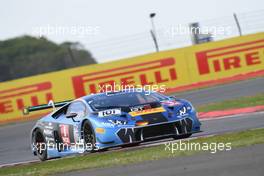 Daniel Zampieri (ITA), Patric Niederhauser (CHE), Fabio Babini (ITA), Lamborghini Huracan GT3, Attempto Racing 14-15.05.2016. Blancpain Endurance Series, Rd 2, Silverstone, England.