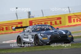 Hubert Haupt (DEU), Adam Christodoulou (GBR), Andreas Simonsen (SWE), Mercedes-AMG GT3, AMG - Team Black Falcon 14-15.05.2016. Blancpain Endurance Series, Rd 2, Silverstone, England.