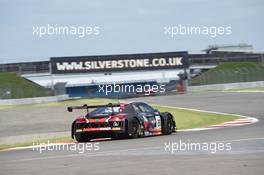 Antonio Garcia (AND), Nico Muller(CHE), Will Stevens (GBR), Audi R8 LMS, Belgian Audi Club Team WRT 14-15.05.2016. Blancpain Endurance Series, Rd 2, Silverstone, England.