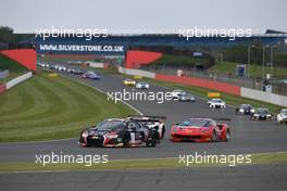 Laurens Vanthoor (BEL), Dries Vanthoor (BEL), Frederic Vervisch (BEL), Audi R8 LMS, Belgian Audi Club Team WRT 14-15.05.2016. Blancpain Endurance Series, Rd 2, Silverstone, England.