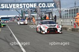 Romain Sarazin (FRA), Matthew Simmons (AUS), Sean Walkinshaw (GBR), Nissan GT-R Nismo GT3, Nissan GT Academy Team RJN 14-15.05.2016. Blancpain Endurance Series, Rd 2, Silverstone, England.