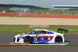 Gilles Lallemant (FRA), Marc Rostan (FRA), Marco Bonanomi (ITA), Audi R8 LMS, Sainteloc Racing 14-15.05.2016. Blancpain Endurance Series, Rd 2, Silverstone, England.