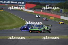 Pierre Ehret (DEU), Stef Vancampenhoudt (BEL), Ferrari 488 GT3, Rinaldi Racing 14-15.05.2016. Blancpain Endurance Series, Rd 2, Silverstone, England.