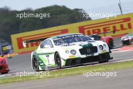 Andy Soucek (ESP), Maxime Soulet (BEL), Wolfgang Reip (BEL), Bentley Continental GT3, Bentley Team M-Sport 14-15.05.2016. Blancpain Endurance Series, Rd 2, Silverstone, England.