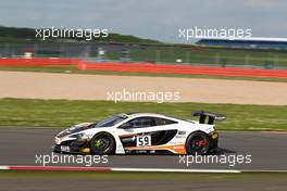 Andrew Watson (GBR), Struan Moore (GBR), Alex Fontana (CHE), McLaren 650 S GT3, Garage 59 14-15.05.2016. Blancpain Endurance Series, Rd 2, Silverstone, England.