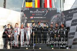 Podium 14-15.05.2016. Blancpain Endurance Series, Rd 2, Silverstone, England.