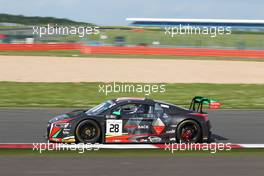 Antonio Garcia (AND), Nico Muller(CHE), Will Stevens (GBR), Audi R8 LMS, Belgian Audi Club Team WRT 14-15.05.2016. Blancpain Endurance Series, Rd 2, Silverstone, England.