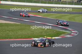 Rodrigo Baptista (BRA) Sergio Jimenez (BRA), Filipe Albuquerque (PRT), Audi R8 LMS, Belgian Audi Club Team WRT 14-15.05.2016. Blancpain Endurance Series, Rd 2, Silverstone, England.