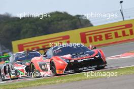 Marco Zanuttini (ITA), Liam Talbot (AUS), Vadim Glitin (RUS), Ferrari 458 Italia GT3, Kessel Racing 14-15.05.2016. Blancpain Endurance Series, Rd 2, Silverstone, England.