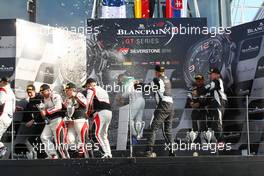 Podium 14-15.05.2016. Blancpain Endurance Series, Rd 2, Silverstone, England.