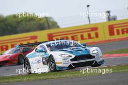 Ahmad Al Harthy (OMN), Jonathan Adam (GBR), Devon Modell (GBR), Aston Martin Vantage GT3, Oman Racing Team 14-15.05.2016. Blancpain Endurance Series, Rd 2, Silverstone, England.