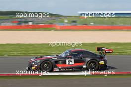 Maximilian Buhk (DEU), Dominik Baumann (AUT), Jazeman Jaafar (MAL), Mercedes-AMG GT3, HTP Motorsport 14-15.05.2016. Blancpain Endurance Series, Rd 2, Silverstone, England.