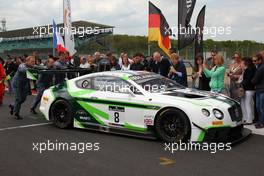 Andy Soucek (ESP), Maxime Soulet (BEL), Wolfgang Reip (BEL), Bentley Continental GT3, Bentley Team M-Sport 14-15.05.2016. Blancpain Endurance Series, Rd 2, Silverstone, England.