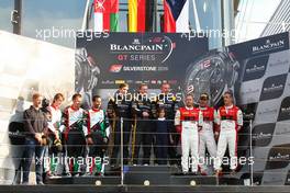 Podium 14-15.05.2016. Blancpain Endurance Series, Rd 2, Silverstone, England.