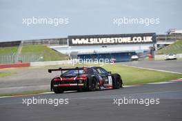 Laurens Vanthoor (BEL), Dries Vanthoor (BEL), Frederic Vervisch (BEL), Audi R8 LMS, Belgian Audi Club Team WRT 14-15.05.2016. Blancpain Endurance Series, Rd 2, Silverstone, England.