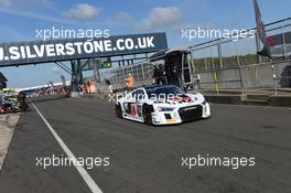 Henry Hassid (FRA), Philippe Giauque (CHE), Franck Perera (FRA), Audi R8 LMS, ISR 14-15.05.2016. Blancpain Endurance Series, Rd 2, Silverstone, England.