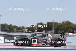 Will Stevens (GBR), Rene Rast (DEU), Antonio Garcia (ESP), Audi R8 LMS, Belgian Audi Club Team WRT 24-26.06.2016 Blancpain Endurance Series, Round 3, Paul Ricard, France