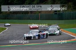 Sainteloc Racing, Audi R8 LMS: Marco Bonanomi, Fred Bouvy, Christian Kelders, Marc Rostan  27-31.07.2016. Blancpain Endurance Series, Round 4, 24h Spa-Francorchamps, Belguim