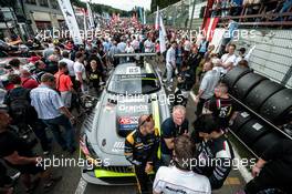 Starting Grid, HTP Motorsport, Mercedes-AMG GT3: Luciano Bacheta, Indy Dontje, Clemens Schmid 27-31.07.2016. Blancpain Endurance Series, Round 4, 24h Spa-Francorchamps, Belguim