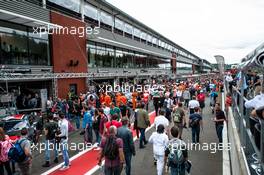 Grid walk,  27-31.07.2016. Blancpain Endurance Series, Round 4, 24h Spa-Francorchamps, Belguim
