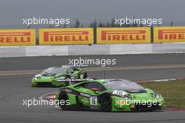 Rolf Ineichen (CHE), Christian Engelhart (DEU), Mirko Bortolotti (ITA), Lamborghini Huracan GT3, GRT Grasser Racing Team 17-18.09.2016 Blancpain Endurance Series, Round 5, Nurburgring, Germany