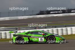 Rolf Ineichen (CHE), Christian Engelhart (DEU), Mirko Bortolotti (ITA), Lamborghini Huracan GT3, GRT Grasser Racing Team 17-18.09.2016 Blancpain Endurance Series, Round 5, Nurburgring, Germany