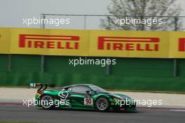 Ezequiel Perez Companc (ARG), Raffaele Giammaria (ITA), Ferrari 488 GT3, AF Corse 08-10.04.2016 Blancpain Sprint Series, Round 1,, Misano , Italy