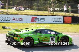 08.05.2016 - Race 2, Stefan Rosina - Jeroen Bleekemolen, Lamborghini Huracan GT3, GRT Grasser Racing Team 08.05.2016 Blancpain Sprint Series, Round 2, Brands Hatch, United Kingdom