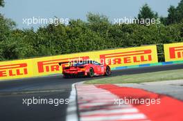 Stephen Earle (USA), David Perel (ZAF), Ferrari 458 Italia GT3, Kessel Racing 26-28.08.2016. Blancpain Sprint Series, Rd 4, Budapest, Hungary.