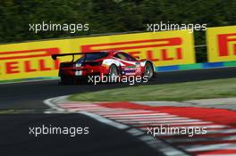 Claudio Sdanewitsch (DEU), Rino Mastronardi (ITA), Ferrari 458 Italia GT3, AF Corse 26-28.08.2016. Blancpain Sprint Series, Rd 4, Budapest, Hungary.