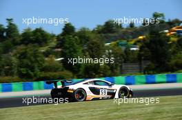 Martin Plowman (GBR), CÃ´me Ledogar (FRA), McLaren 650 S GT3, Garage 59 26-28.08.2016. Blancpain Sprint Series, Rd 4, Budapest, Hungary.