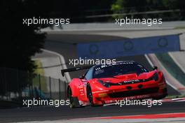 Stephen Earle (USA), David Perel (ZAF), Ferrari 458 Italia GT3, Kessel Racing 26-28.08.2016. Blancpain Sprint Series, Rd 4, Budapest, Hungary.
