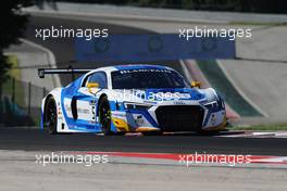 Nicolaj MÃ¸ller Madsen (DNK), Alessio Picariello (BEL), Audi R8 LMS, Phoenix Racing 26-28.08.2016. Blancpain Sprint Series, Rd 4, Budapest, Hungary.