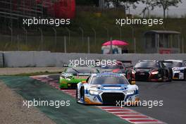 02.10.2016 - Race, Nicolaj MollerMadsen  -  Alessio Picariello Audi R8 LMS, Phoenix Racing 01-02.10.2016 Blancpain Sprint Series, Round 5, Circuit de Cataluna, Barcelona, Spain