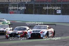 02.10.2016 - Race, Ricardo Sanchez - Sean Walkinshaw Nissan GT-R Nismo GT3, Nissan GT Academy Team 01-02.10.2016 Blancpain Sprint Series, Round 5, Circuit de Cataluna, Barcelona, Spain