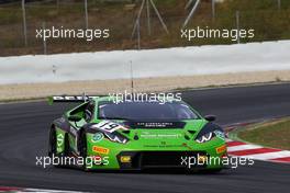 01.10.2016 -  Michele Beretta  - Luca Stolz Lamborghini Huracan GT3, GRT Grasser Racing Team 01-02.10.2016 Blancpain Sprint Series, Round 5, Circuit de Cataluna, Barcelona, Spain