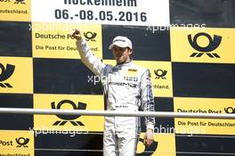 Podium: Winner Paul Di Resta (GBR) Mercedes-AMG Team HWA, Mercedes-AMG C63 DTM. 08.05.2016, DTM Round 1, Hockenheimring, Germany, Race 2, Sunday.